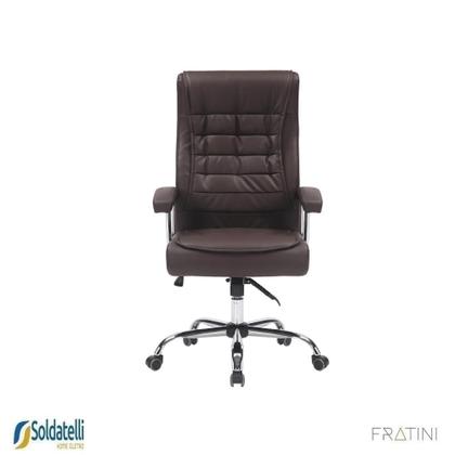 Imagem de Cadeira Office California Base Simples PU Várias Cores - Fratini