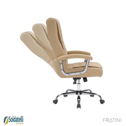 Imagem de Cadeira Office California Base Simples PU Várias Cores - Fratini