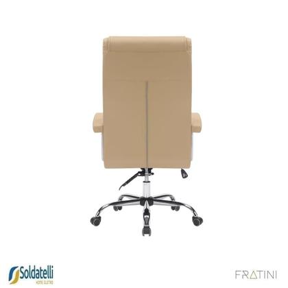 Imagem de Cadeira Office California Base Simples PU Várias Cores - Fratini