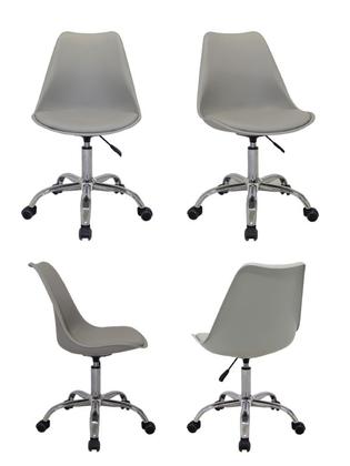 Imagem de Cadeira Office Luisa Cromada Várias Cores - Rivatti