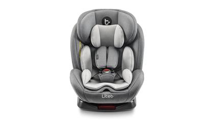Imagem de Cadeira Para Auto 0 A 36 Kg Isofix Com Rotação 360º Snugfix Preta e Cinza Litet