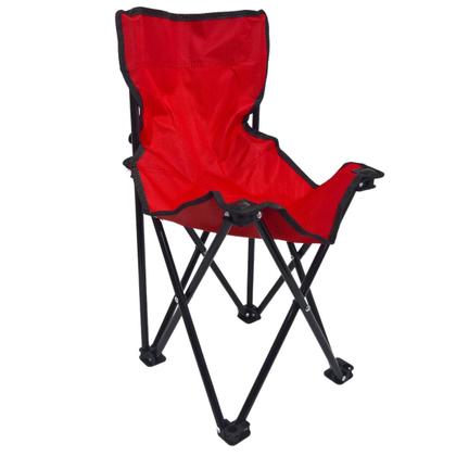 Imagem de Cadeira Para Camping Dobravel Portatil Brisa 80 Kg Vermelha