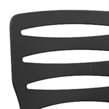 Imagem de Cadeira Para Cozinha Área Gourmet Jardim Empilhável Larsen P03 Preto - Lyam Decor