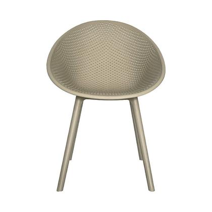 Imagem de Cadeira para Jardim Drops Design Moderno Bege/Fendi
