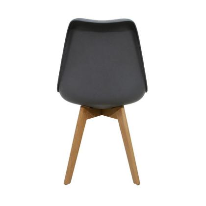 Imagem de Cadeira Para Mesa De Jantar Sala Cozinha Eames Eiffel Wood Leda Saarinen Design Branco