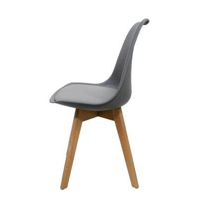 Imagem de Cadeira Para Mesa De Jantar Sala Cozinha Eames Eiffel Wood Leda Saarinen Design Branco