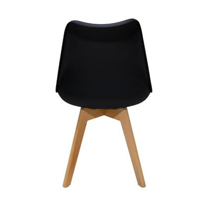 Imagem de Cadeira Para Mesa De Jantar Sala Cozinha Eames Eiffel Wood Leda Saarinen Design Branco