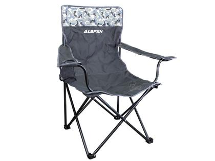 Imagem de Cadeira Para Pescador Dobrável Grande Com Braço HBA-20S (Até 150kg) - Albatroz Fishing