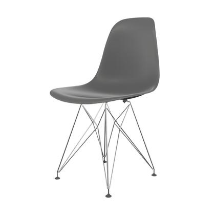 Imagem de Cadeira para Sala de Jantar Eames Pp Eiffel Cinza Brasão