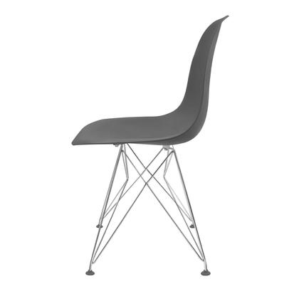 Imagem de Cadeira para Sala de Jantar Eames Pp Eiffel Cinza Brasão