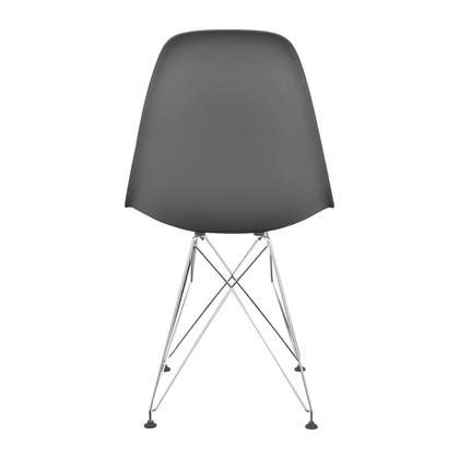 Imagem de Cadeira para Sala de Jantar Eames Pp Eiffel Cinza Brasão