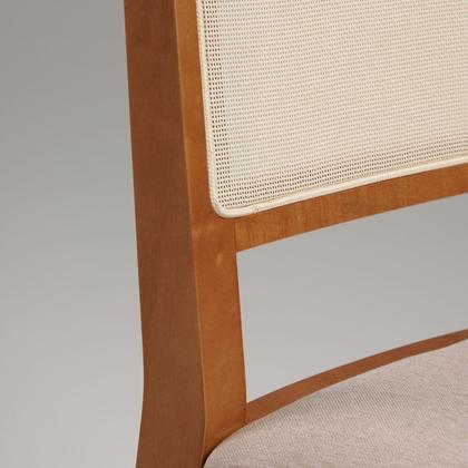 Imagem de Cadeira para Sala de Jantar Madeira Maciça com Tela Lisa Fenix