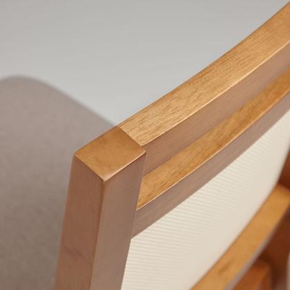 Imagem de Cadeira para Sala de Jantar Madeira Maciça com Tela Lisa Fenix