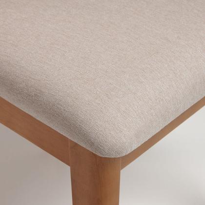 Imagem de Cadeira para Sala de Jantar Madeira Maciça com Tela Lisa Fenix