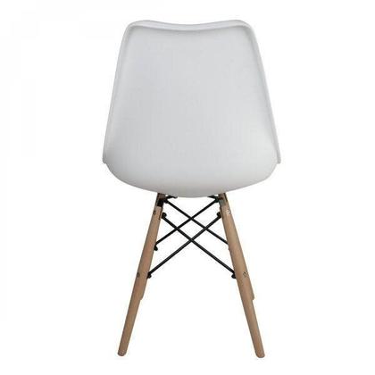 Imagem de Cadeira para Sala de Jantar Saarinen PP Dsw-m Branco/Madeirado