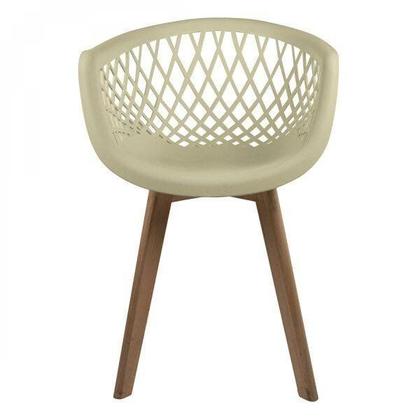 Imagem de Cadeira para Sala de Jantar Web Wood Bege