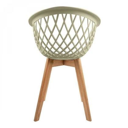 Imagem de Cadeira para Sala de Jantar Web Wood Bege