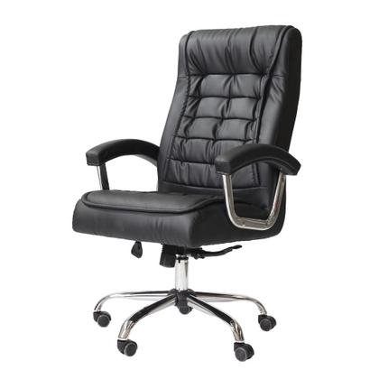 Imagem de Cadeira Poltrona De Escritório Presidente Ergonômica Com 42 Molas Ensacadas e Pillow Top no Assento e Encosto Executiva Giratória Big Preto