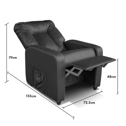 Imagem de Cadeira Poltrona Do Papai Reclinavel Top Sofas Gamer Sala Descanso Conforto Sala Quarto