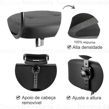 Imagem de Cadeira Poltrona Para Salão De Beleza Barbearia Cabeleireiro