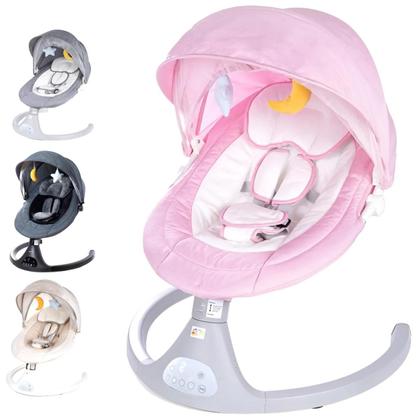 Imagem de Cadeira Premium de Descanso e Balanço de Ninar Vibratória Musical Automatica 3 em 1 Baby Style Bliss