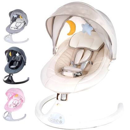 Imagem de Cadeira Premium de Descanso e Balanço de Ninar Vibratória Musical Automatica 3 em 1 Baby Style Bliss