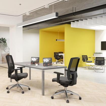 Imagem de Cadeira Presidente Brizza Braços 3D Back System Poliéster