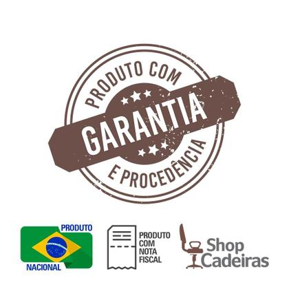 Imagem de Cadeira Quartzo Executiva Pé Palito Tecido Azul Com Preto