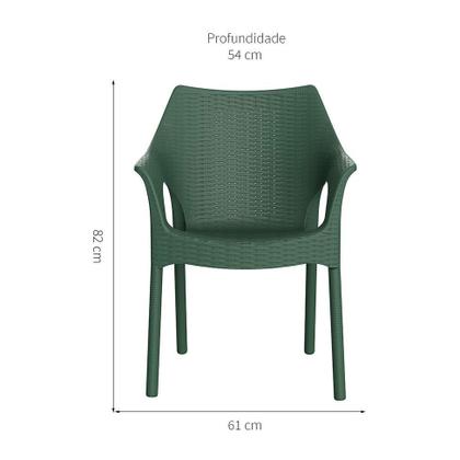 Cadeira Relic com Braço Verde Alecrim - I''m In Home' Imagem de Cadeira Relic com Braço Verde Alecrim
