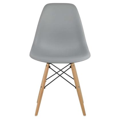 Imagem de Cadeira Sala de Jantar kit2 Eiffel Eames Base Madeira Cinza R02 - D'Rossi