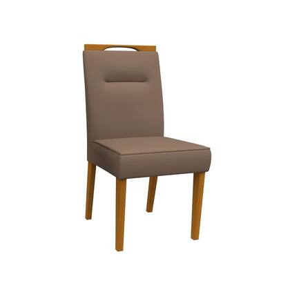 Imagem de Cadeira Sala Jantar Lectus Kit 2 Ype/Suede Marrom