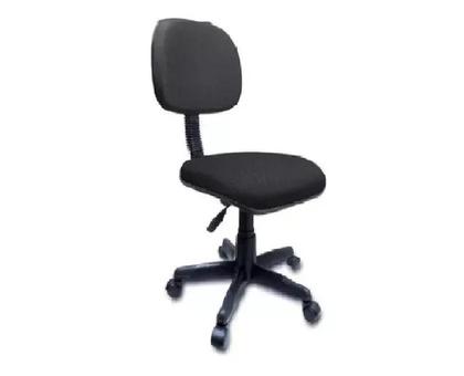 Imagem de Cadeira Secretaria Giratória Tecido Preto