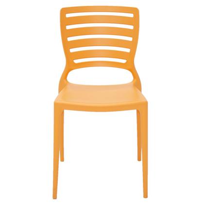 Imagem de Cadeira Sofia encosto horizontal laranja Tramontina 92237090