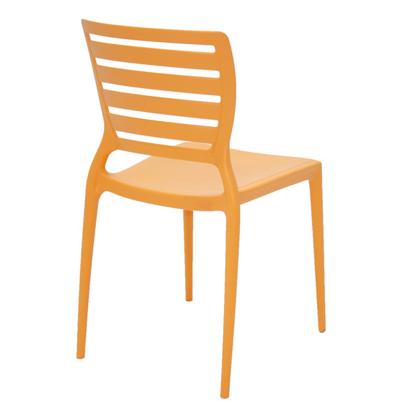 Imagem de Cadeira Sofia encosto horizontal laranja Tramontina 92237090