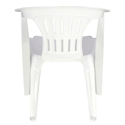 Imagem de Cadeira Tramontina Atalaia Basic Com Braços Em Polipropileno Branco Tramontina