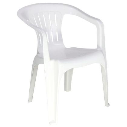 Imagem de Cadeira Tramontina Atalaia Basic Com Braços Em Polipropileno Branco Tramontina