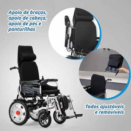 Imagem de Cadeira Winner.med Motorizada Com Joystic Dobrável