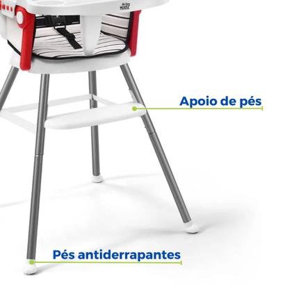 Imagem de Cadeirão Cadeira Cadeirinha Alimentação Papinha Bebê Alta Mesa Refeição Menino Mickey Disney