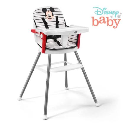Imagem de Cadeirão Cadeira Cadeirinha Alimentação Papinha Bebê Alta Mesa Refeição Menino Mickey Disney