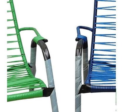 Imagem de Cadeiras De Area Varanda Fio Kit Com 03 Diversas Cores