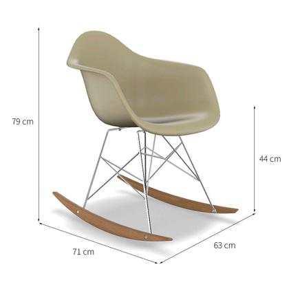 Cadeiras Eames Arm Balanço Fendi - Emporio Tiffany Imagem de Cadeiras Eames Arm Balanço Fendi