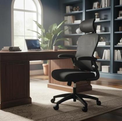 Imagem de Cadeiras Escritório Ergonômica Gamer Confortável Estilosa Apoio de Cabeça Encosto Tela Mesh C7 Neo Smart Office