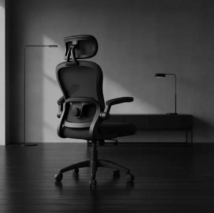 Imagem de Cadeiras Escritório Ergonômica Gamer Confortável Estilosa Apoio de Cabeça Encosto Tela Mesh C7 Neo Smart Office