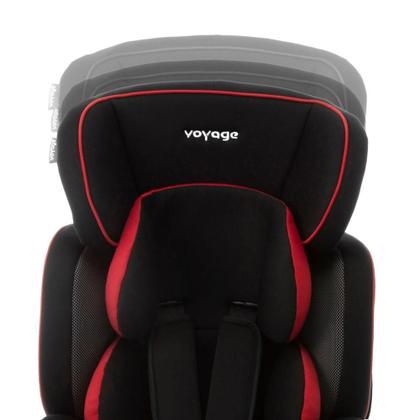 Imagem de Cadeirinha Alfa de 9 a 36kg Voyage - Preto e Vermelho