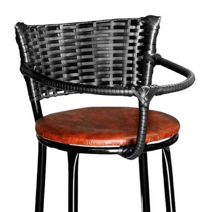 Imagem de Cadeirinha Alimentação Bebê Encosto Preto