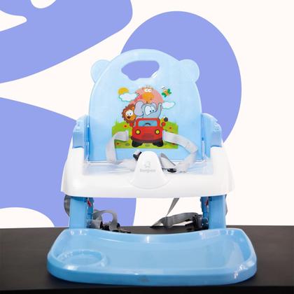 Imagem de Cadeirinha Alimentação Refeição Bebe Portátil Dobrável Compacta Baixa Infantil