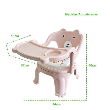 Imagem de Cadeirinha Alimentação Refeição Infantil Acolchoada C/apito