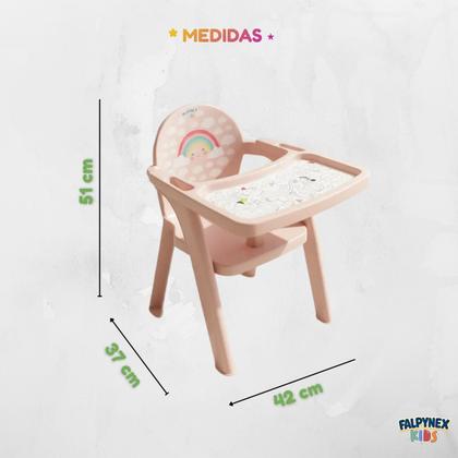 Imagem de Cadeirinha Alimentação Refeição Infantil Didática Até 50 Kg super resistente, para bebê, portátil, poltrona
