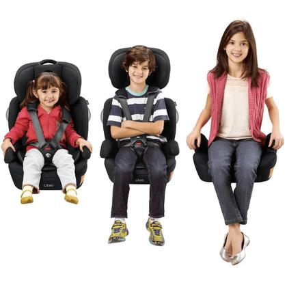 Imagem de Cadeirinha Cadeira Assento 2 em 1 De Bebê Para Carro Infantil 9 a 36 Kg G1/G2/G3 Isofix Preta Litet