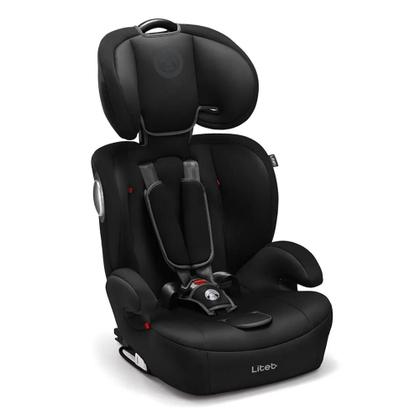 Imagem de Cadeirinha Cadeira Assento 2 em 1 De Bebê Para Carro Infantil 9 a 36 Kg G1/G2/G3 Isofix Preta Litet